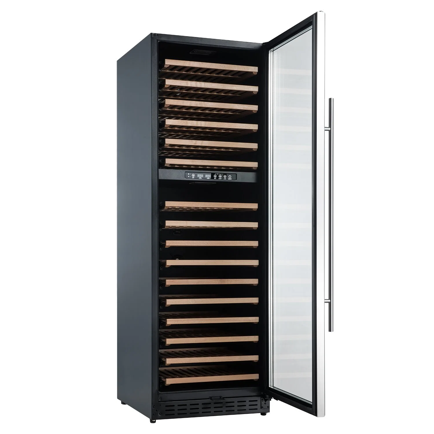 Refrigerador de vinho de 430 litros e 166 garrafas de grande capacidade