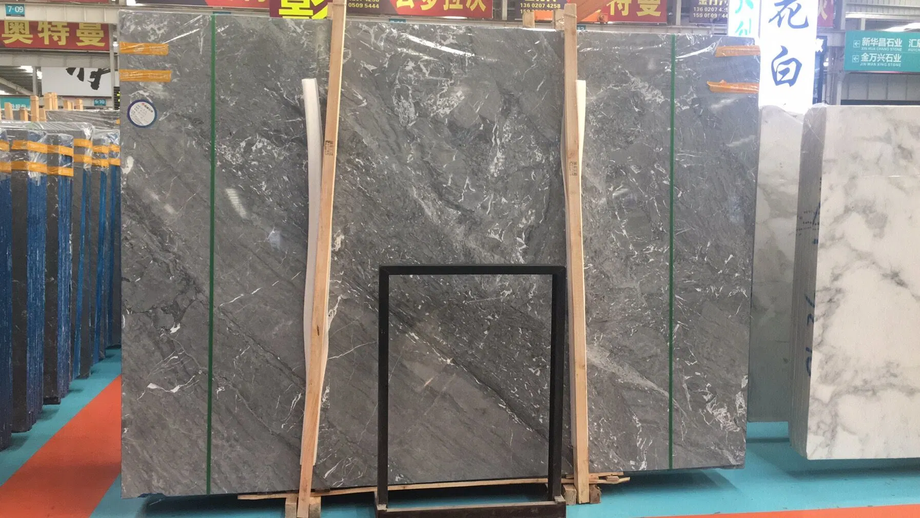 Pietra/Sunny Grey Marble Italy Wabenplatte für Insterior Außenwand Bodendeko