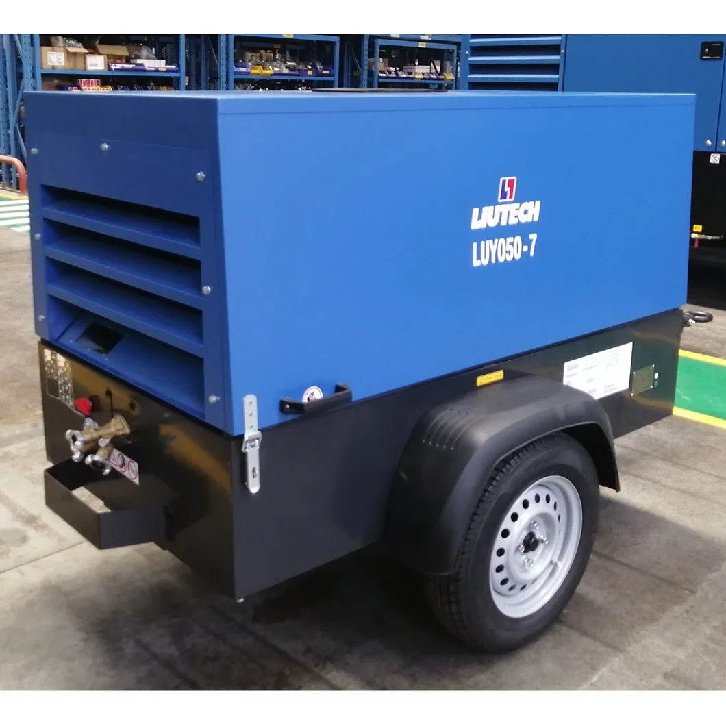 Luy 050-7 Air Compressors Atlas Copco Air-Compressors for Rock Drill 185cfm Air Compressors