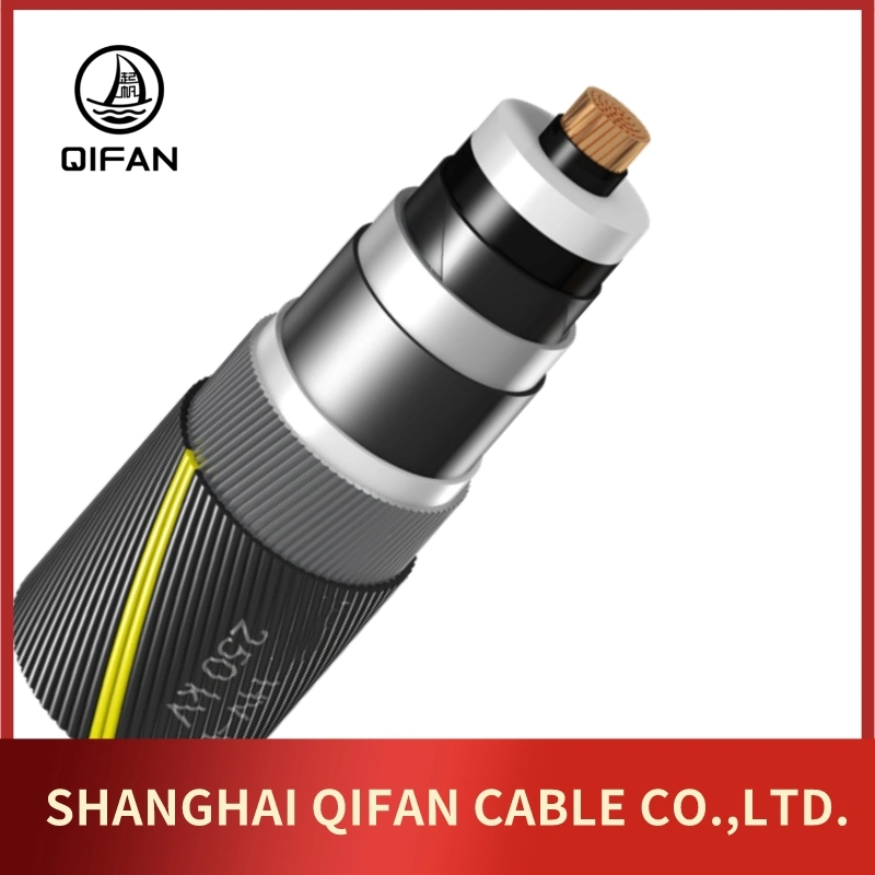 Single Core XLPE Optical Fiber Submarine Cable