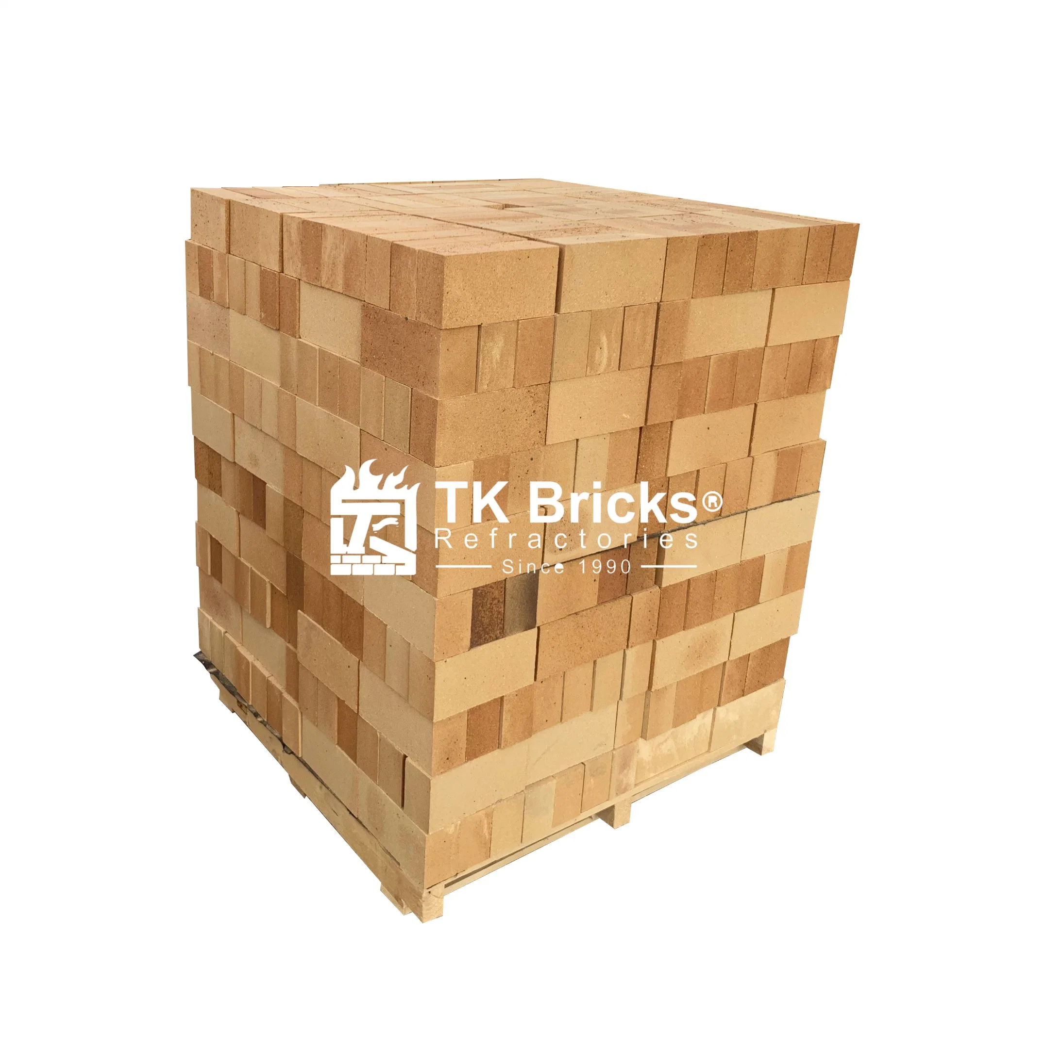 Tk Bricks Low Price Casting Large Size Low Porosity Curved Fire Clay Brick for Glass Furnace