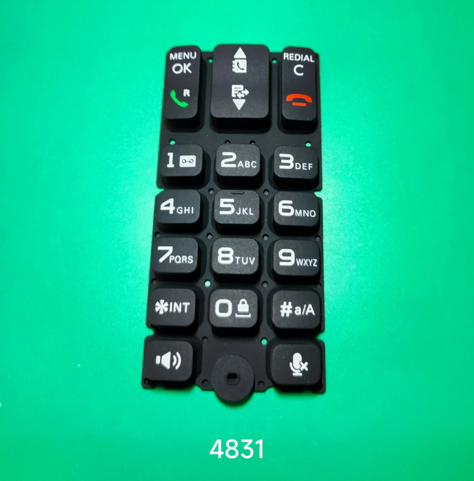 Manufacture Remote Control Conductive Rubber Silicone Keypad