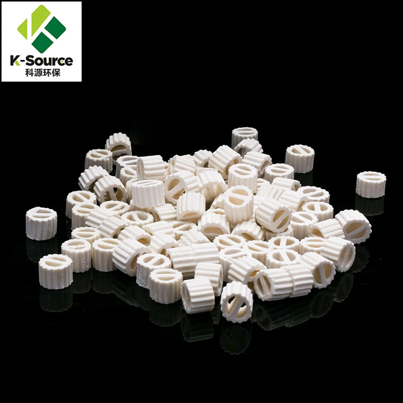 100mm Acid Resistant Random Packing Ceramic Lessing Ring Drying Tower Packing