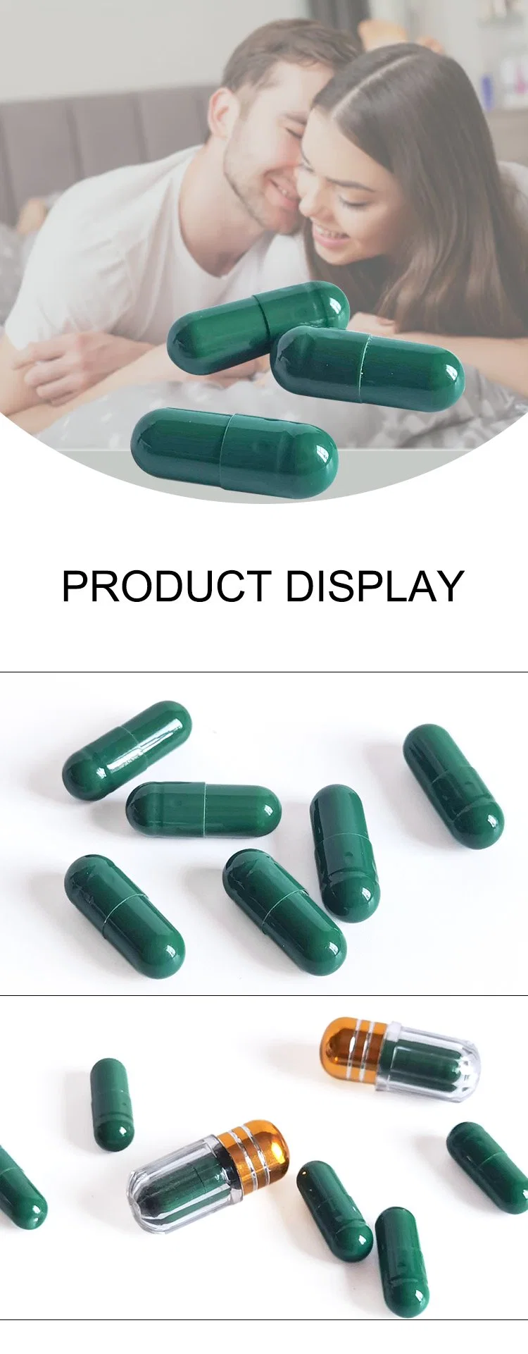 2023 Sex Products Pills Healthcare Private Label Natural Halal Capsule Sex Tablets for Man