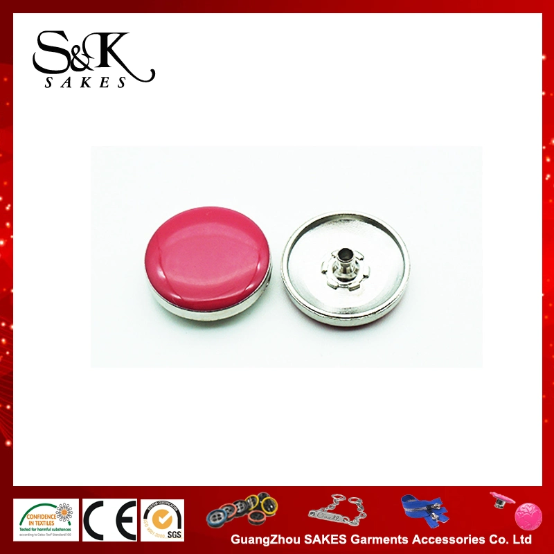 Color Matching Metal Zinc Alloy Snap Button for Coat