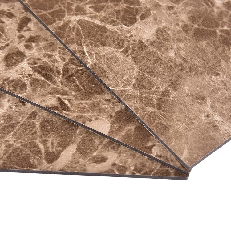 Marble PVDF Finish Aluminum Composite Panel Wall Cladding Marble Texture ACP