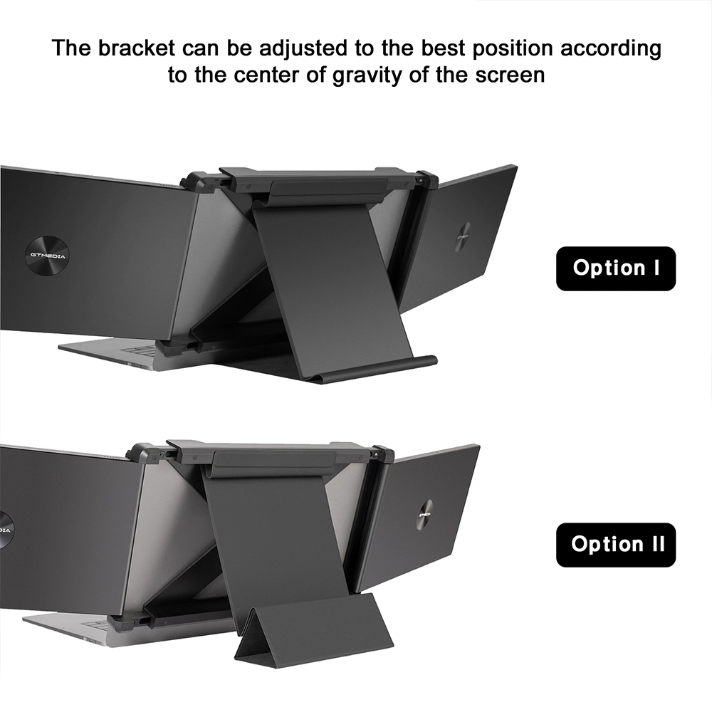 The Best Portable Monitors for 2023 11inch HD LCD Triple Screen Laptop Screen Extender for 13-15inch PC Computer