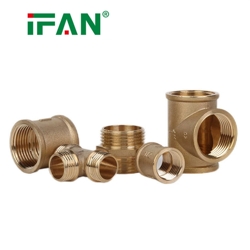 Ifan High Pressure Yellow Brass 02 Type Brass Pipe Fitting