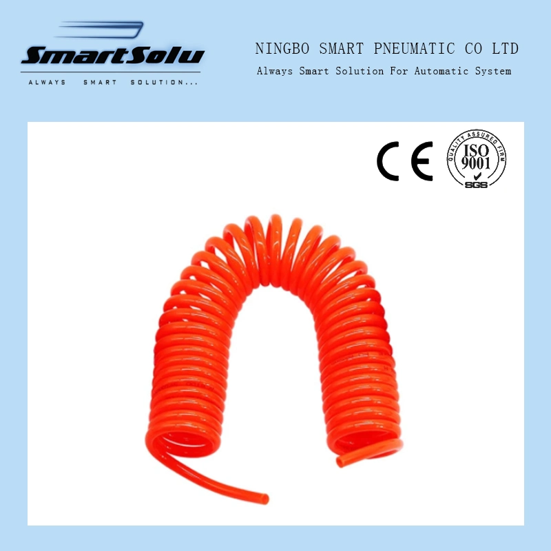 Compresor de aire de poliuretano neumáticas tubo telescópico de la manguera de alta presión de la herramienta Tubo espiral