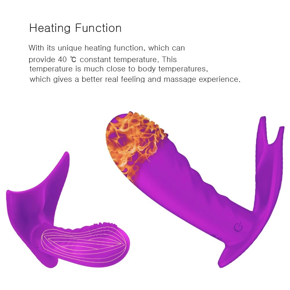 Silicona 7 Frecuencia de Control Remoto Inalámbrico Butterfly Masaje Masturbator portátil femenino adulto Los productos OEM