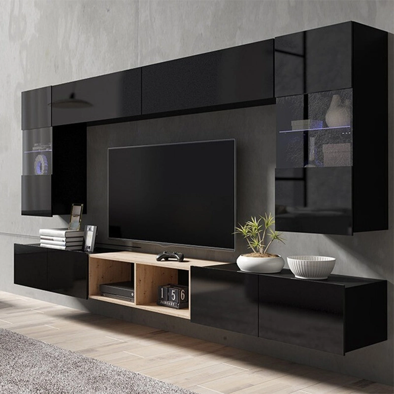 Modern Crushed Diamond Mirrored TV Stand Sparkling Crystals TV Stand with Storage Cabinet for Home Hotel Furniture