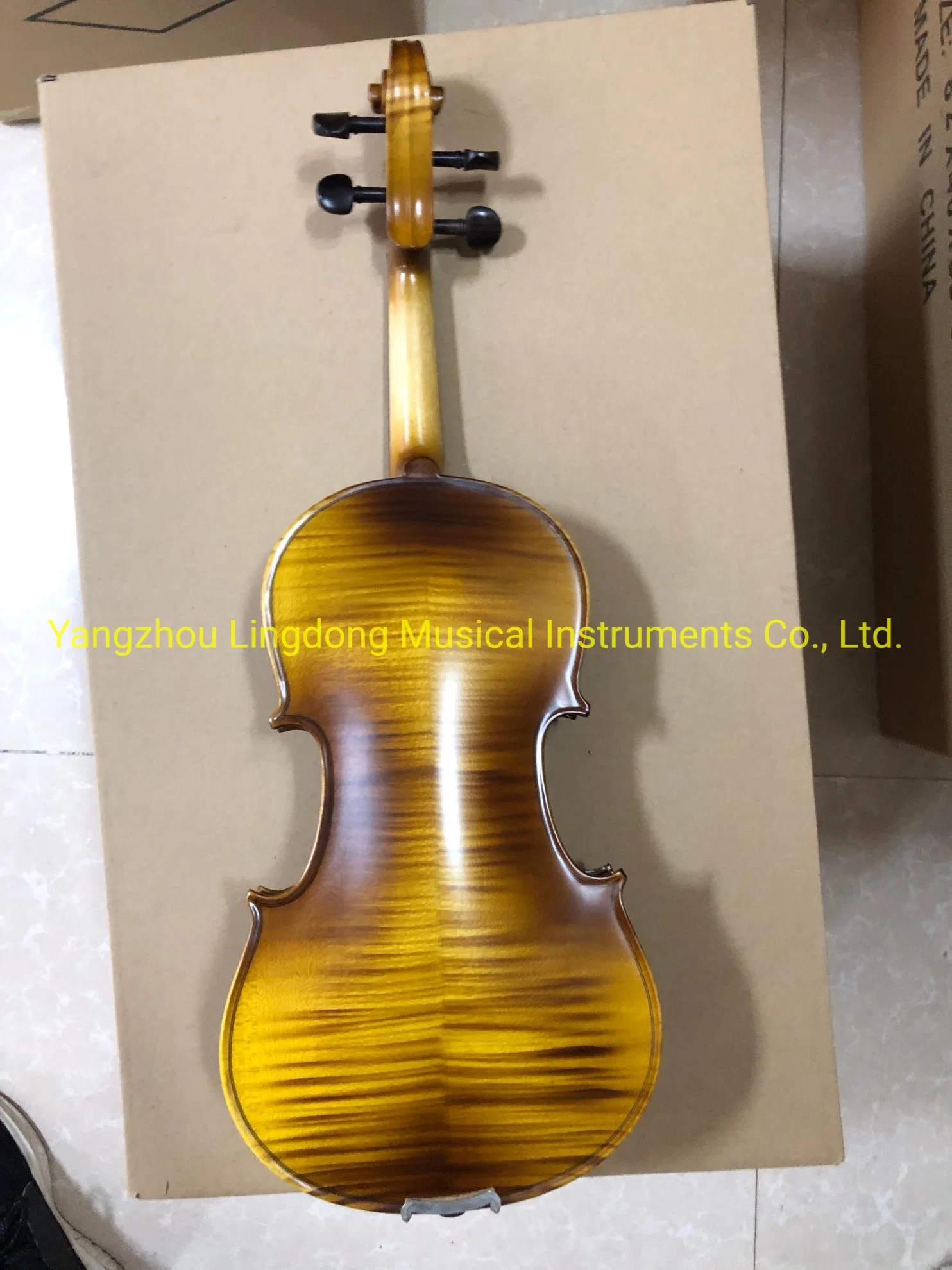 Wholesale/Supplier Price All Solid Artificial Flame Violin Made in China