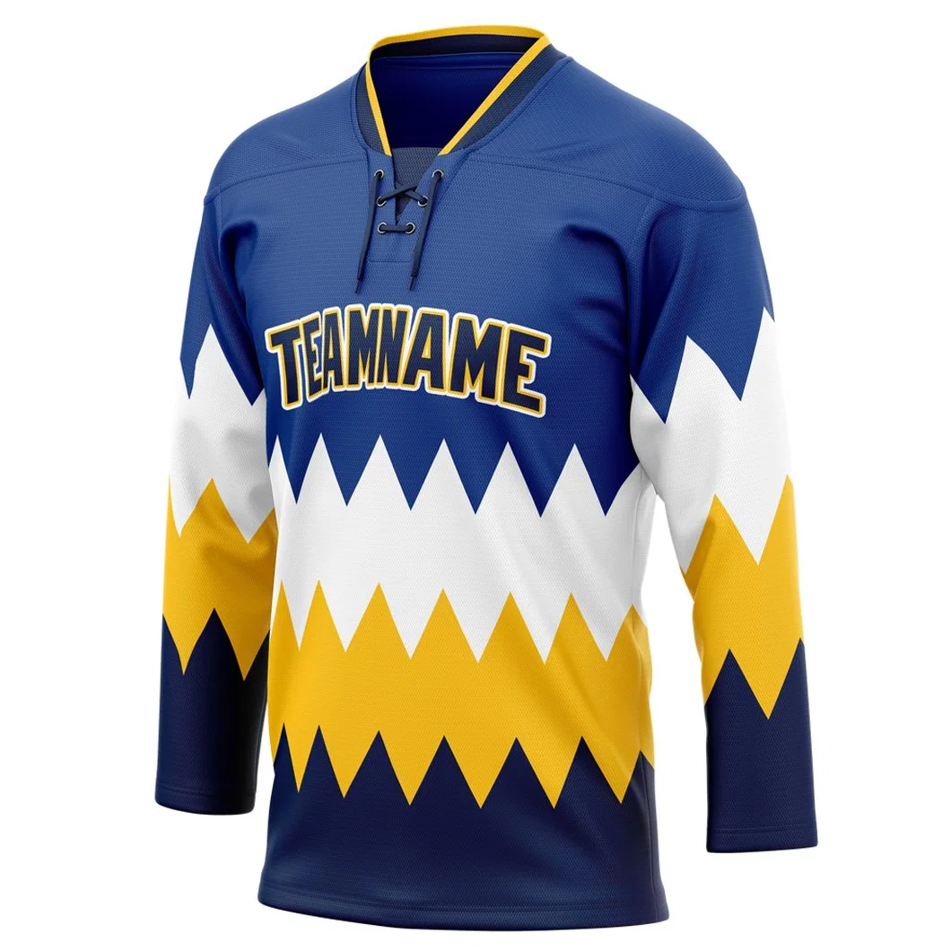 Custom 100%Polyester Men Sublimation Hip Hop Shirts OEM Sports Wear Ice Hockey Jerseys