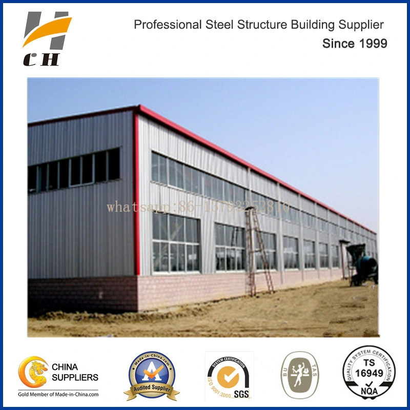 Prefabricated Steel Structure Workshop with ISO9001