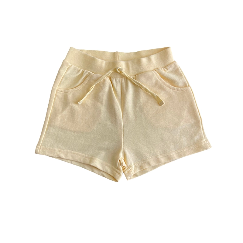 Shorts personnalisés en gros pour les filles. Couleur pure. Shorts confortables, amples et doux pour les petites filles.