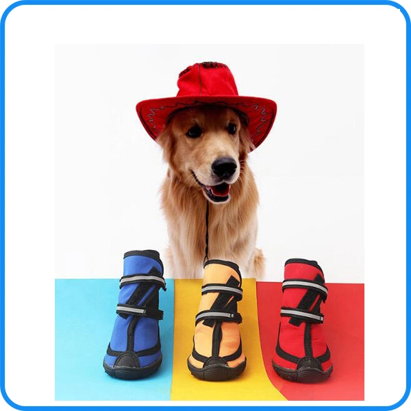 Luxury Pet Boots Dog Shoes Reflective Magic Tape Dog Product