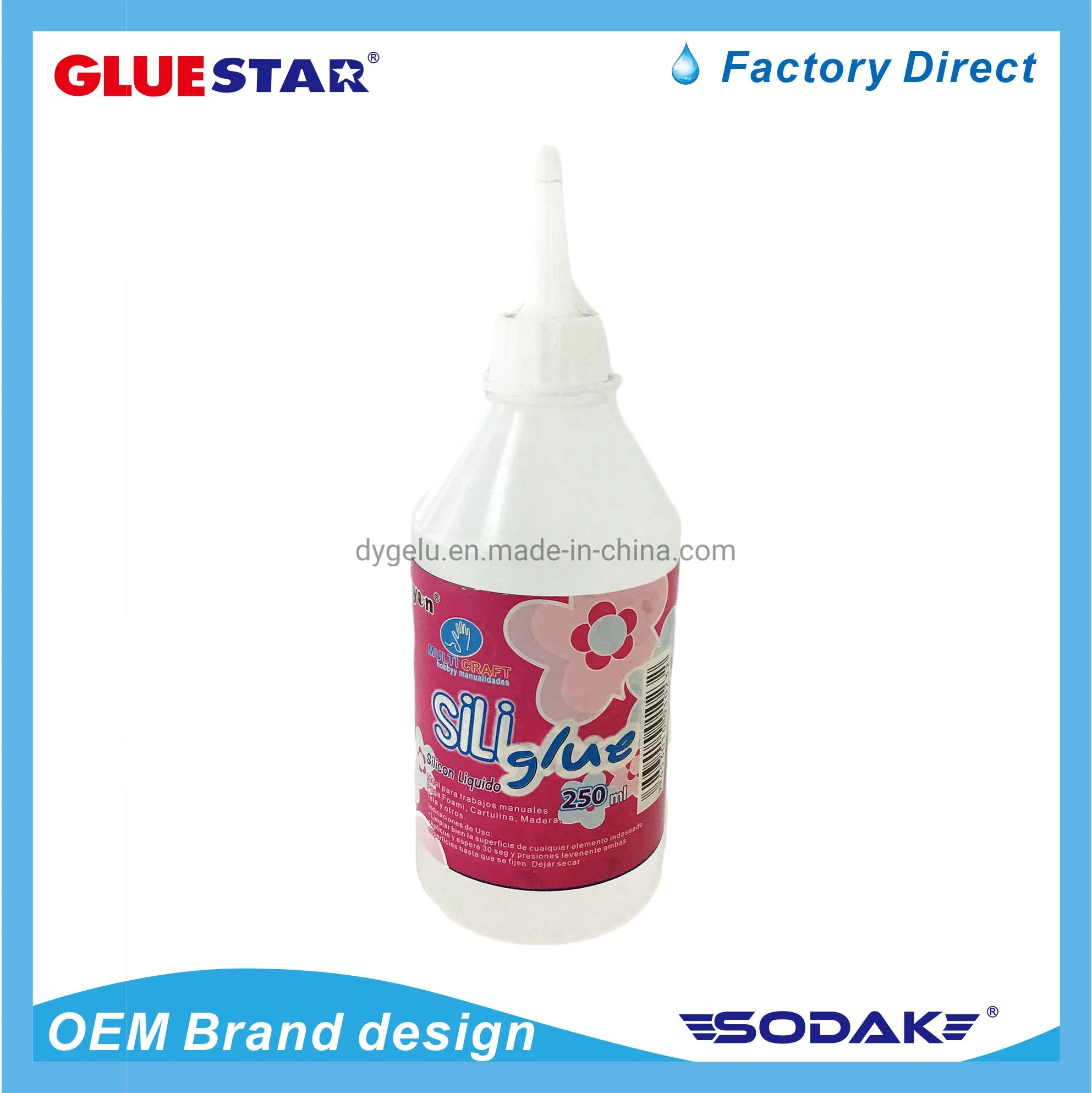 100ml Alcohol Glue Non-Woven Fabric Handmade Transparent Soft Kids DIY Photo Super Glue