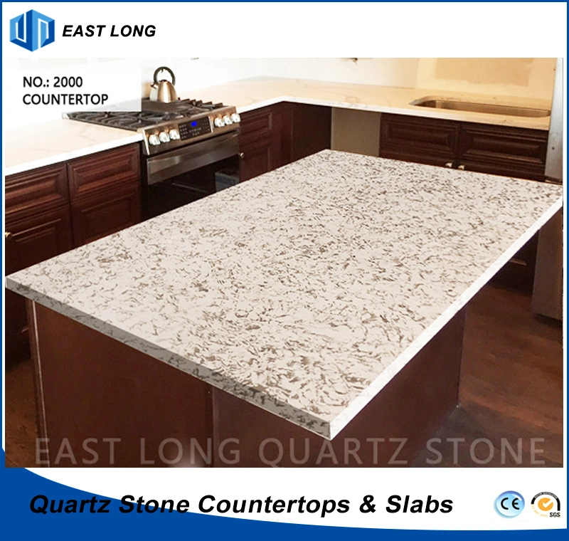 High quality/High cost performance  Kitchen Countertop for Home Decoration with Quartz Stone Material