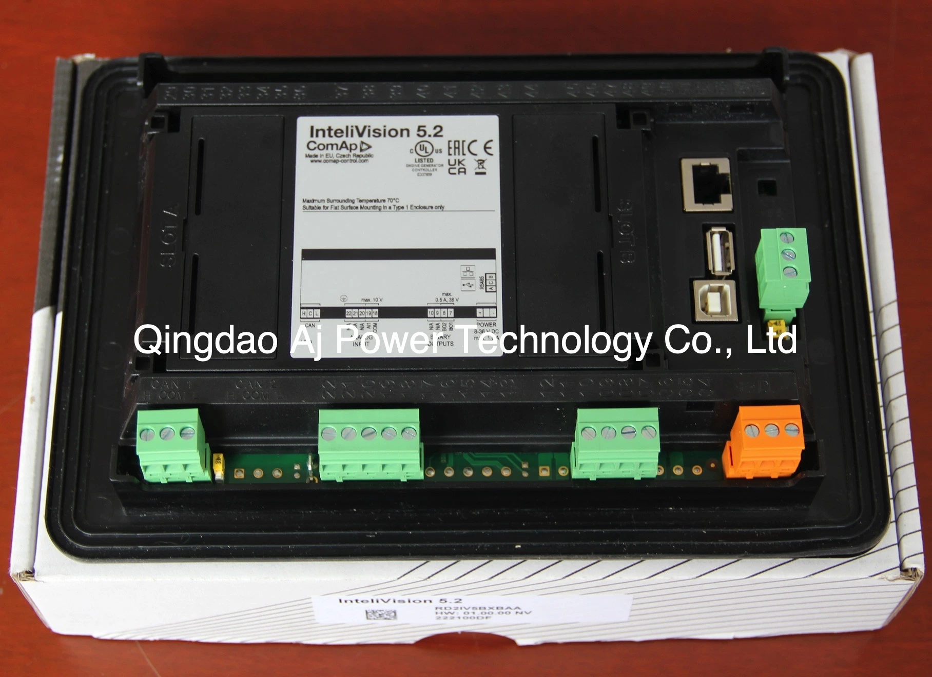 Pantalla del controlador del generador COMAP Intelivision 5,2 IV5,2