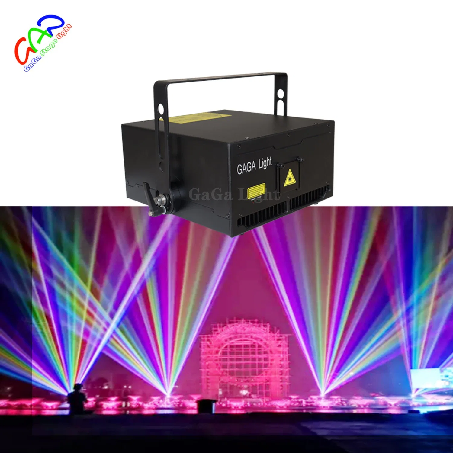 Full Color RGB 8W Concert Stage Equipment Disco DJ Projector Animation Laser Light (advance version)