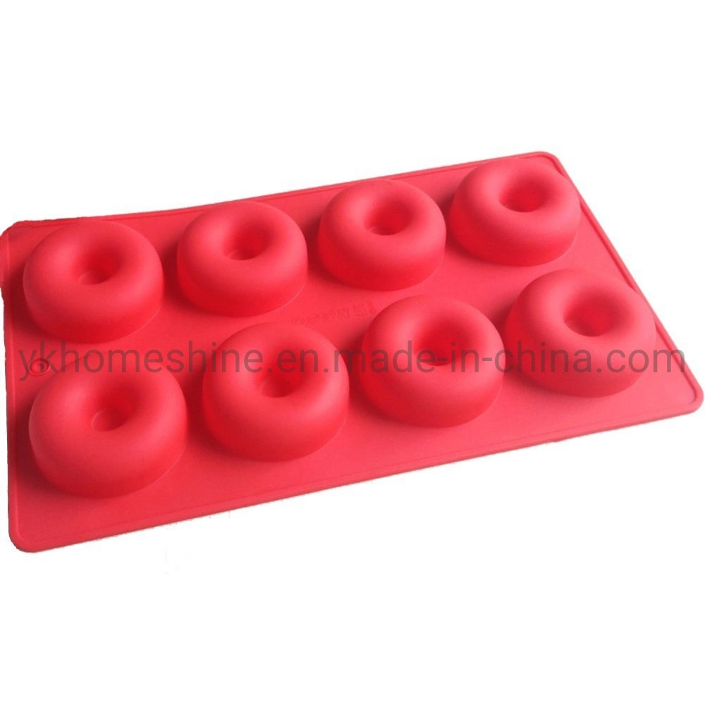 8 Holes Silicone Round Shape Doughnuts Mold Donut Chocolate Cake Mold