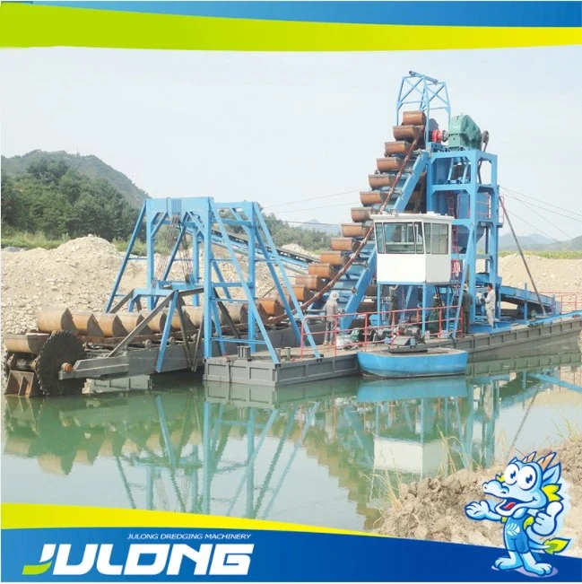 150 M3/H Gold Mining Machine Bucket Type Chain Dredger for Mining Equipment