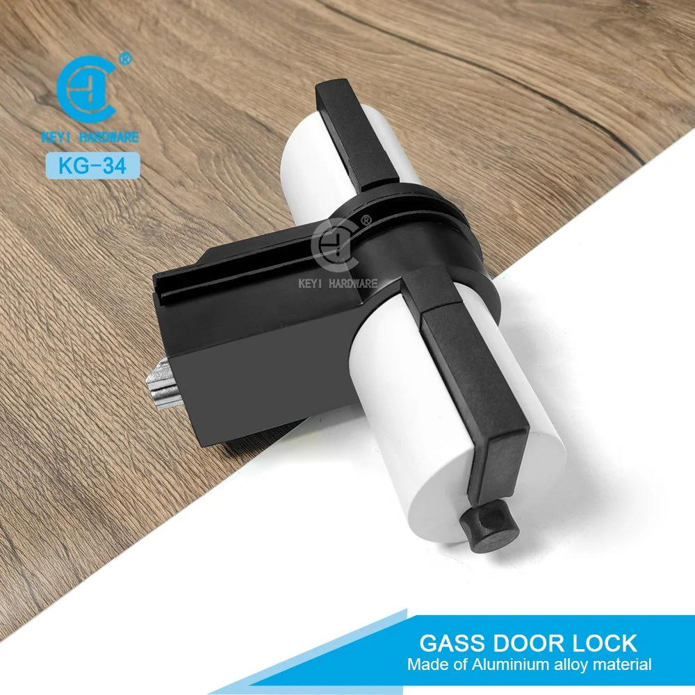 Keyi Metal Kg-34 Cylindrical Knob Glass Door Lock with Brass Key