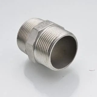 Ver imagem ampliada Adicionar ao material Compararesarecarustomized hex niple SS 304/316 União de tubo roscado macho/fêmea