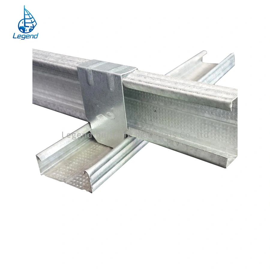 Manufacturer Metal Profile Steel Frame Structure Construction Assembly Suspend Ceiling Furring Channel