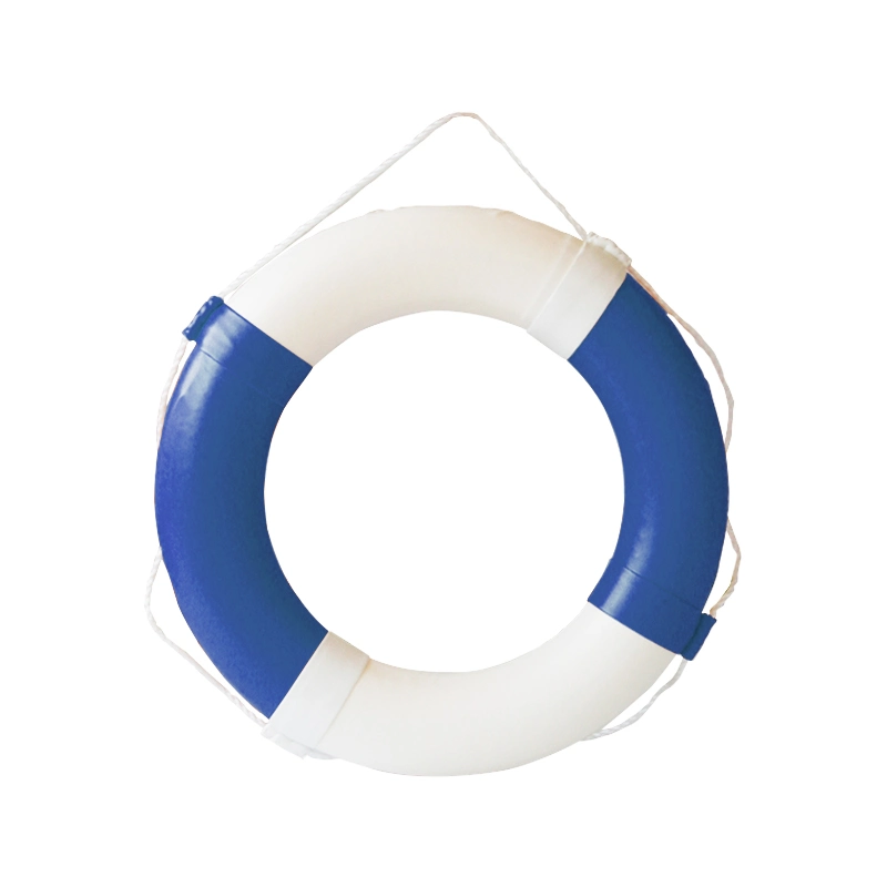 Fabricante fornecer peso leve e conveniente Blue White Life Buoy Anel