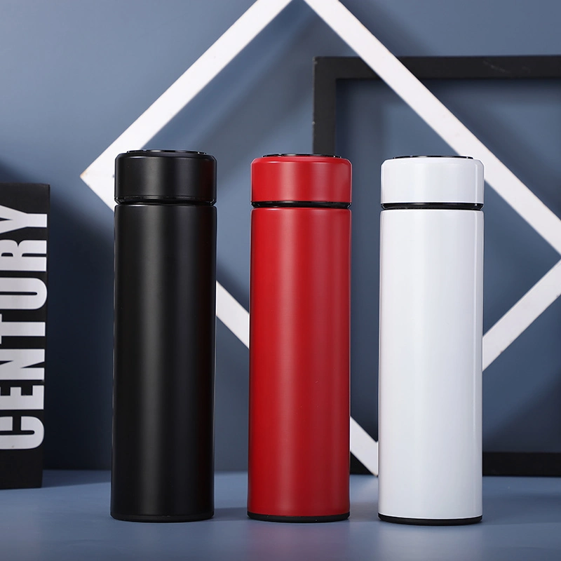 Wide Mouth 450ml Water Bottle Insulated Double Wall Stainless Steel Vacuum Flasks & Thermoses