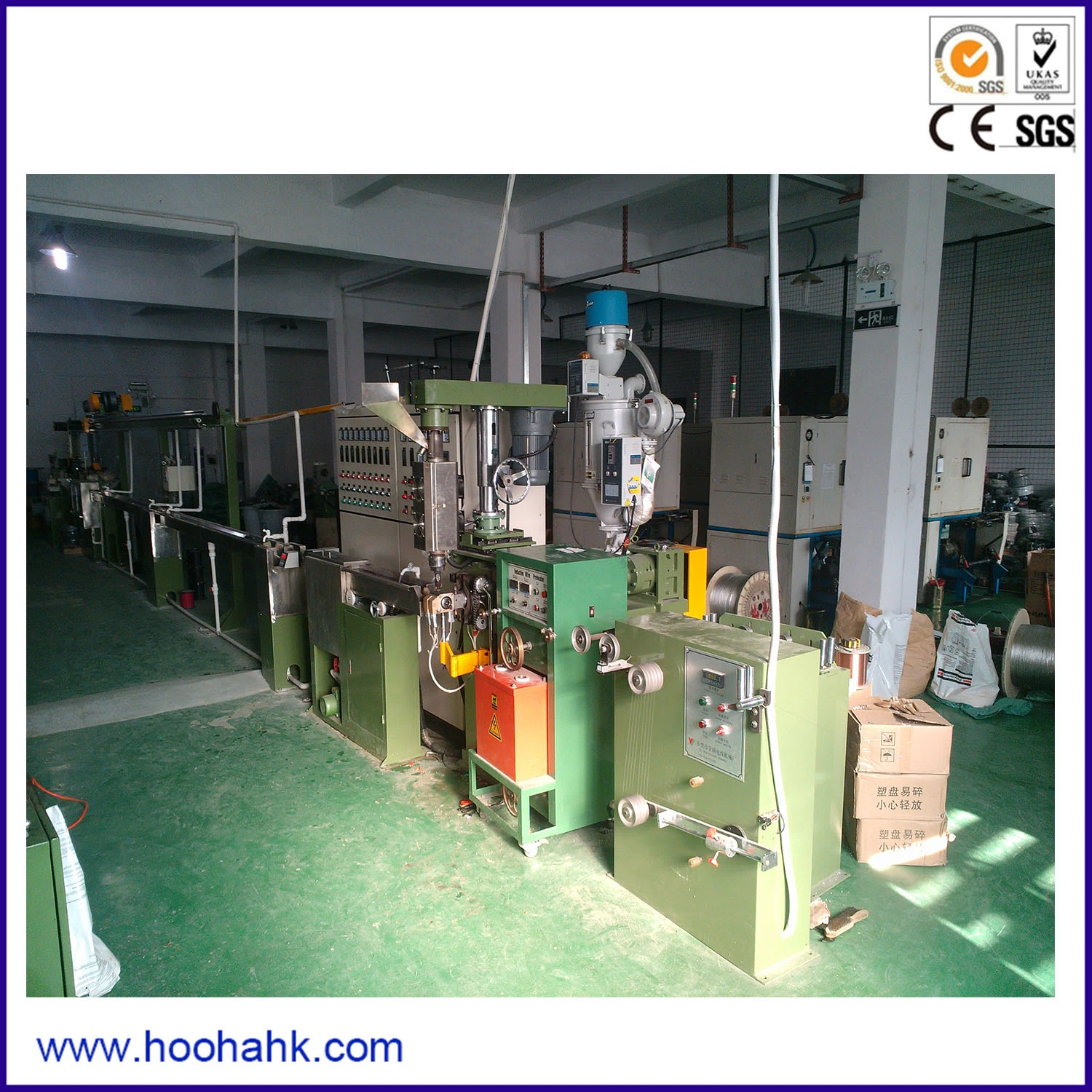 Chemical Foaming Wire Extruder Machine Line Manufacturer