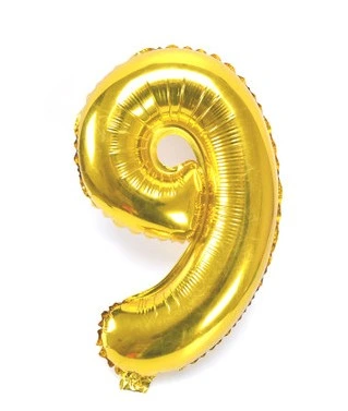 Gold Silver Number Foil Balloons Digit Air Ballons Happy Birthday Wedding Decoration Letter Balloon Event Party