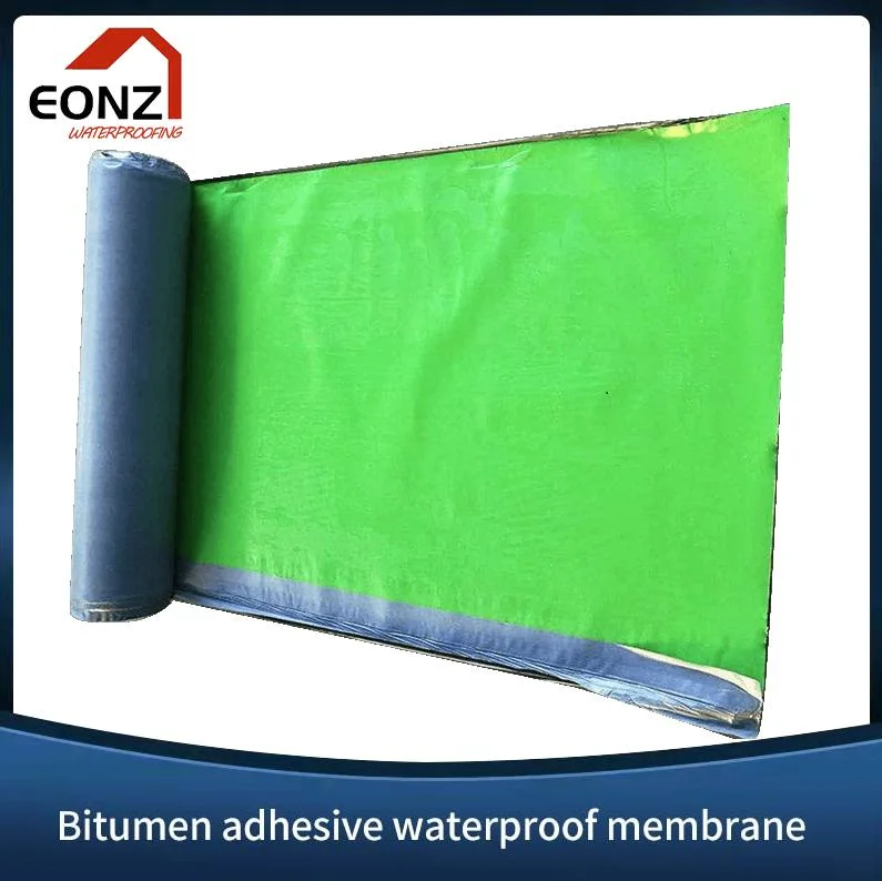 Film laminé en aluminium 1,2 mm bitume membrane auto-hydrorésistante