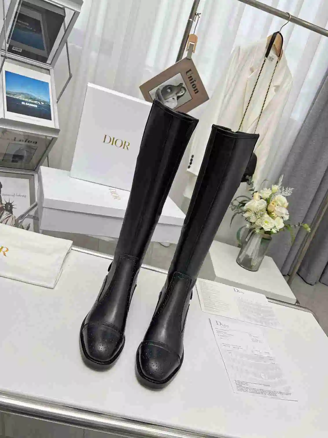 Replicas Shoes Fashion Women's Boots Leather Boots