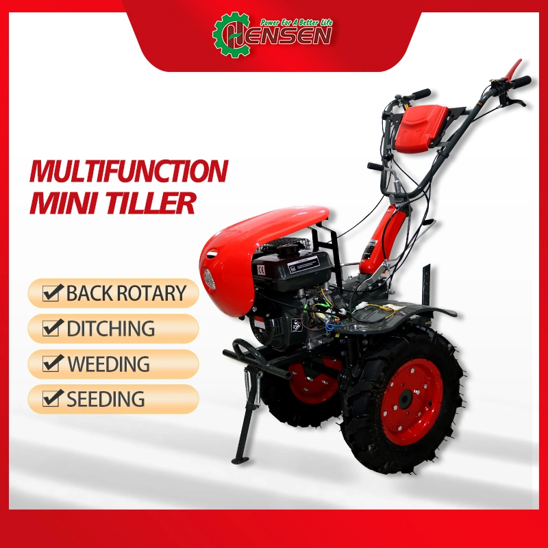7HP Agricultural Micro Tiller with CE Certification and Multifunctional Accessories