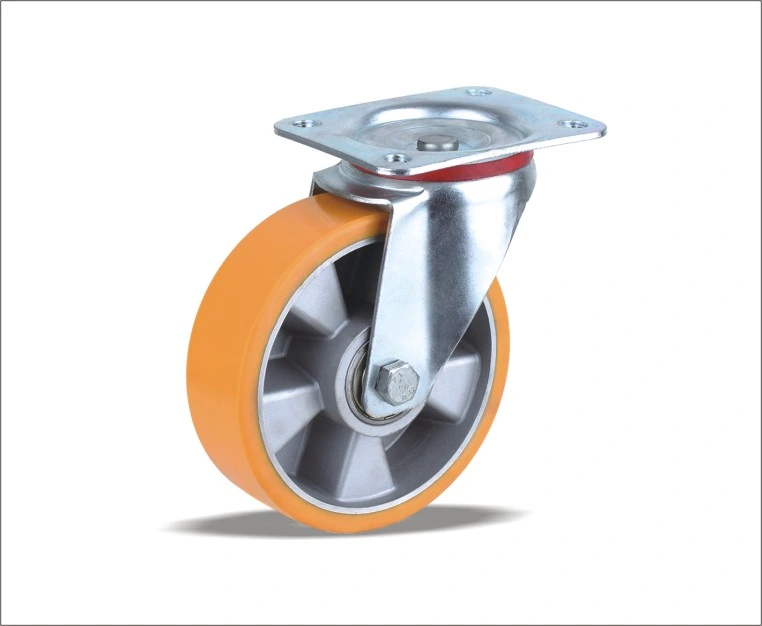 High quality/High cost performance  Rubber Wheel Rigid Caster