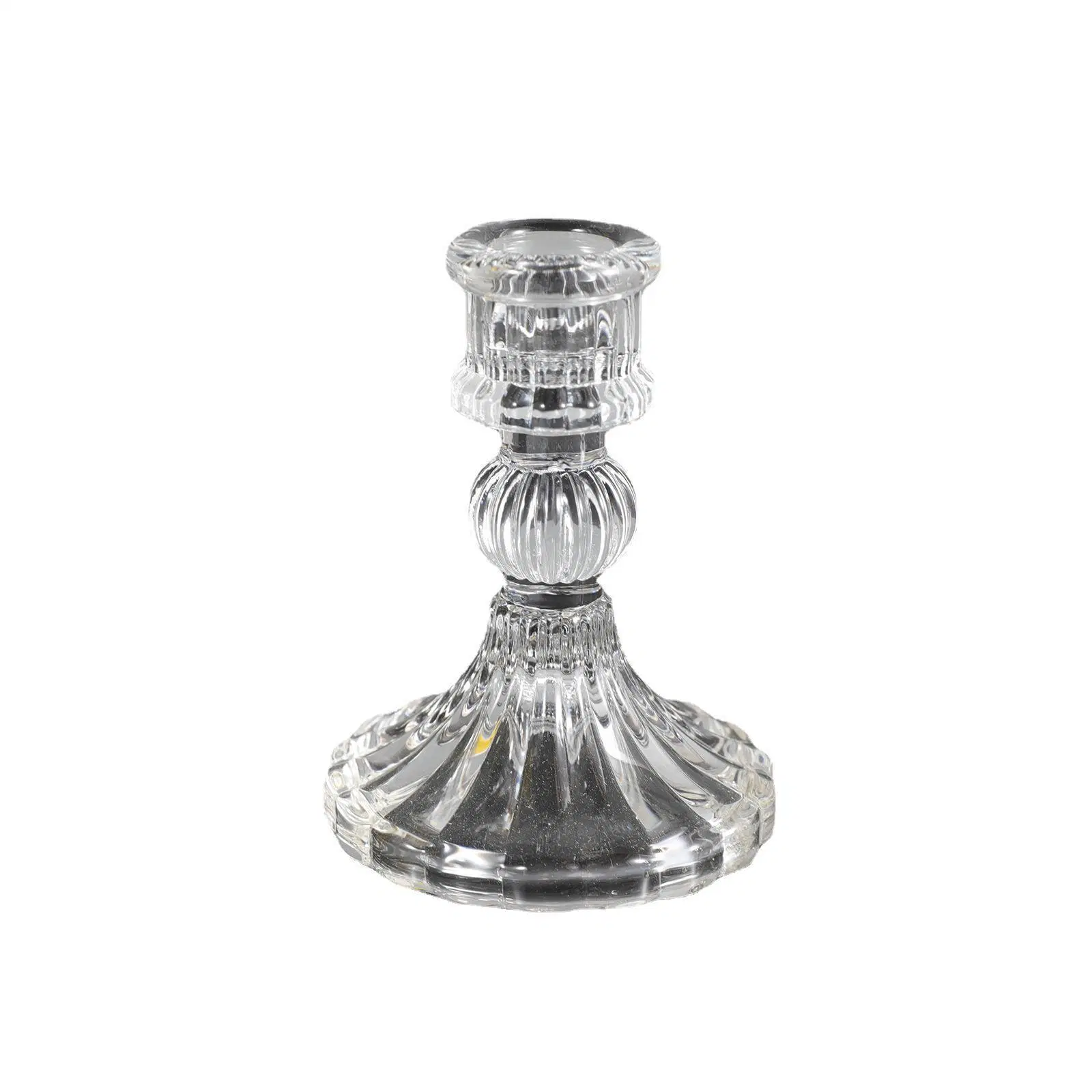 Nouvelle arrivée transparent Crystal verre bougies porte-bougies verre Candelabra