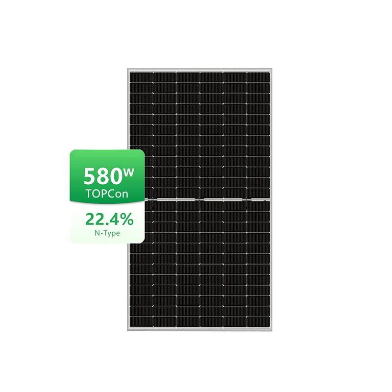 Europa Rotterdam Stock Topcon 570W 580W desde todos los negros del precio del módulo de Energía Solar Fotovoltaica