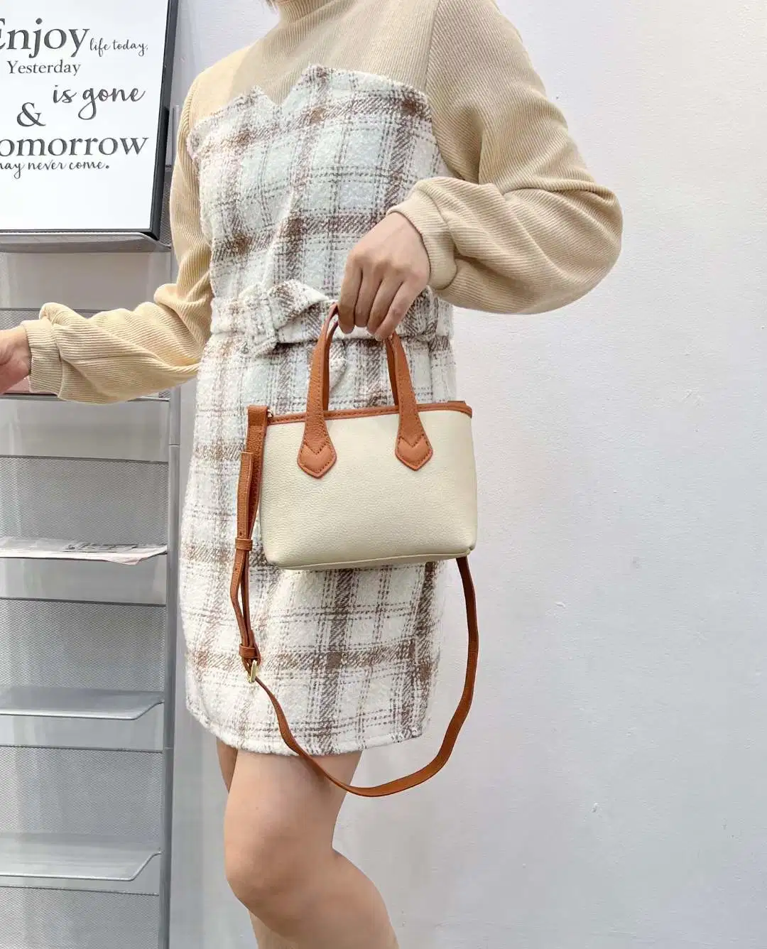 PU Handbag Fashion High quality/High cost performance  Lady Handbags Luxury Bag Crossbody Bagreplicas Bags Daily Used