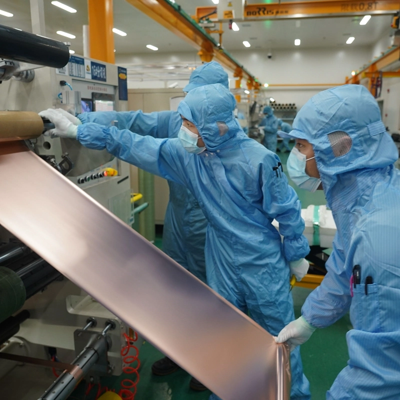 Conductora de laboratorio de lámina de cobre recubierto de carbono para la Investigación de Materiales Ánodo de batería de litio