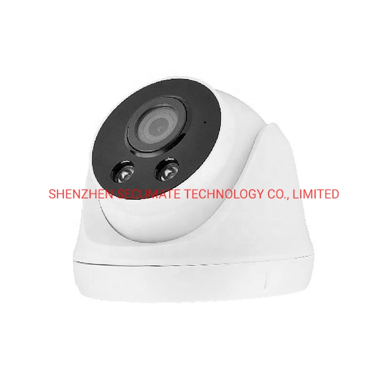 4MP Dome IP Poe de plástico microfone incorporado da câmara CCTV de áudio para casa uma visão nocturna de câmera de segurança IP66 H. 265 Ai Onvif Fornecedor câmara CCTV