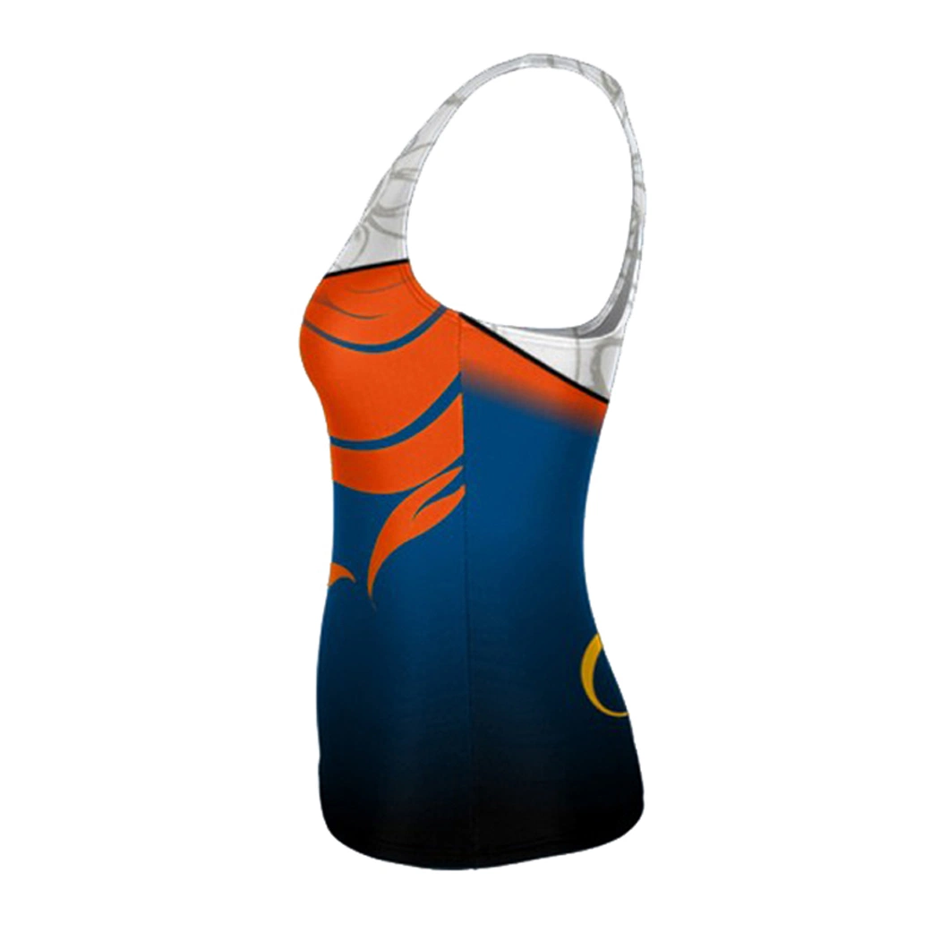 Hot Sell Cheyleading uniforme Sublimation pratique Sport Tank Gym Vest