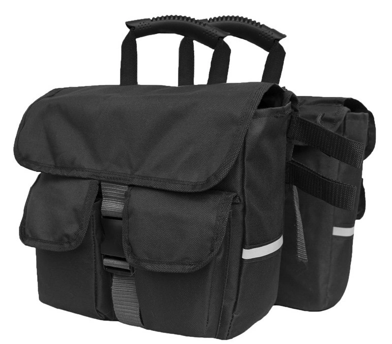 Motocicleta nueva bicicleta Bolsa mochila del asiento trasero desmontable, impermeable de viajes Bolsa de bicicleta Backseat Soporte bicicleta Panniers almacenamiento