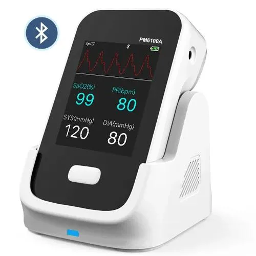 Berry Cheap Multi Parameter Patient Monitor Pm6100A NIBP Blood Pressure Sp02 Pr Pulse Rate Portable Ios Android Bluetooth APP/Medical Equipment/Medical Machine