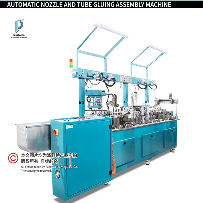 Nozzle Tube Gumming Gluing Machine with Assembly Process