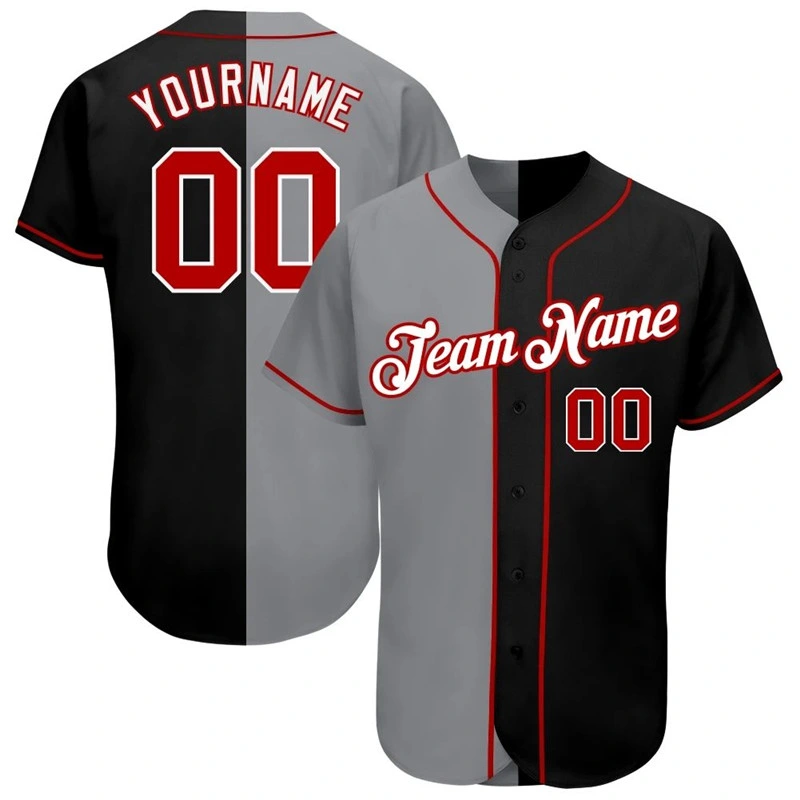 Broderie personnalisée en jersey de baseball entièrement teint Sublimation Softball Jerseys Softball Ensemble en jersey