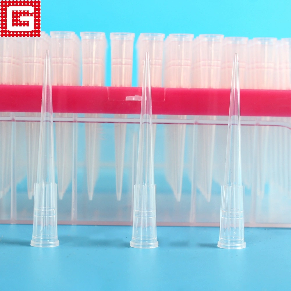 Medical Disposable Micro Plastic 200UL Pipette Tips Rnase/Dnase Free