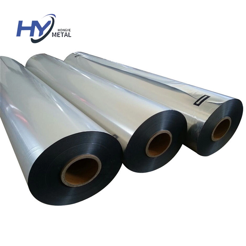 Hot Sale Manufacturer Thickness 0.01~0.03mm 450mm*0.013mm*5m 450mm*0.013mm*15m 450mm*0.020mm*45m Aluminium Foil for Food Packaging