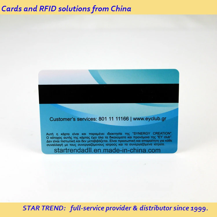 Full Color PVC Cards with Magnetic Strip for Banks/Access Systems